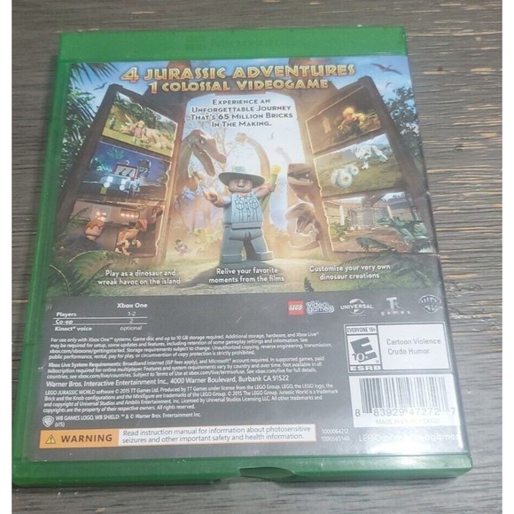 LEGO Jurassic World - Microsoft Xbox One Very good condition!!! - Picture 3 of 3